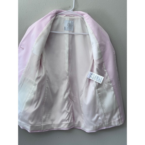 Bogner Pink Pantsuit Women's Sz 4 Cotton Blend Blazer Set Preppy Designer Luxury - Picture 9 of 16